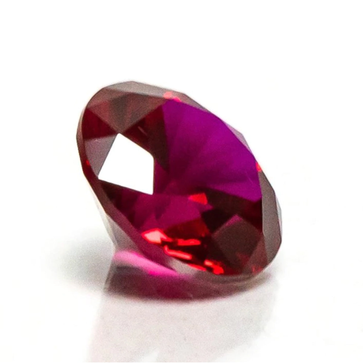 10mm Diamond Cut Ruby