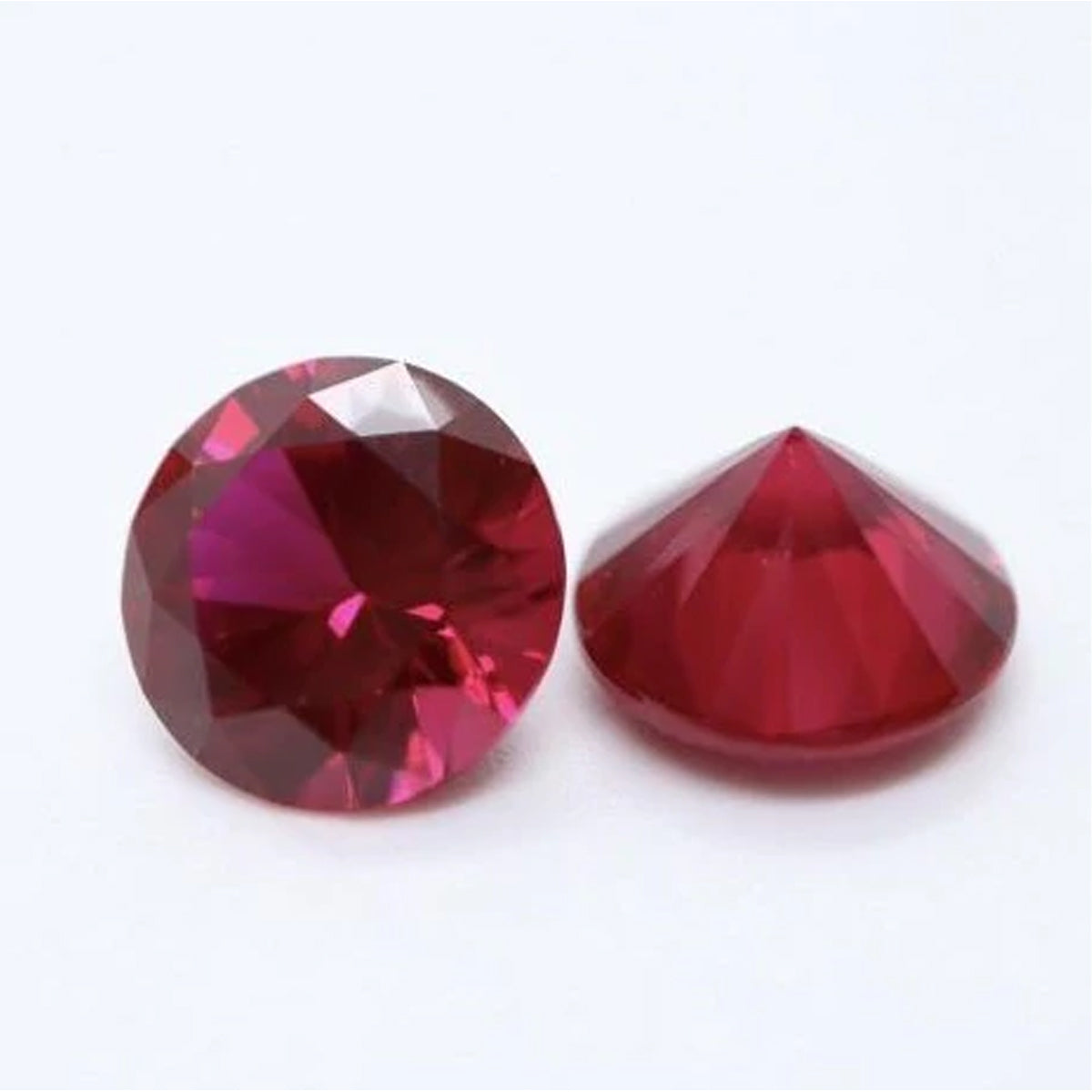 10mm Diamond Cut Ruby