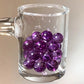 Exotic Purple 6mm Sapphire Terp Pearls