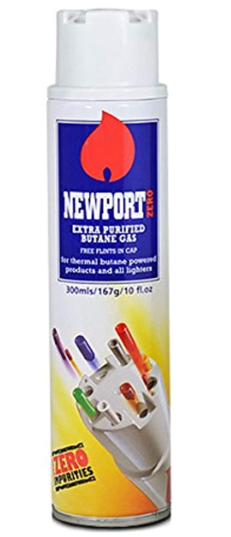 Newport 300ml Ultra Purified Butane Fuel Zero Impurities